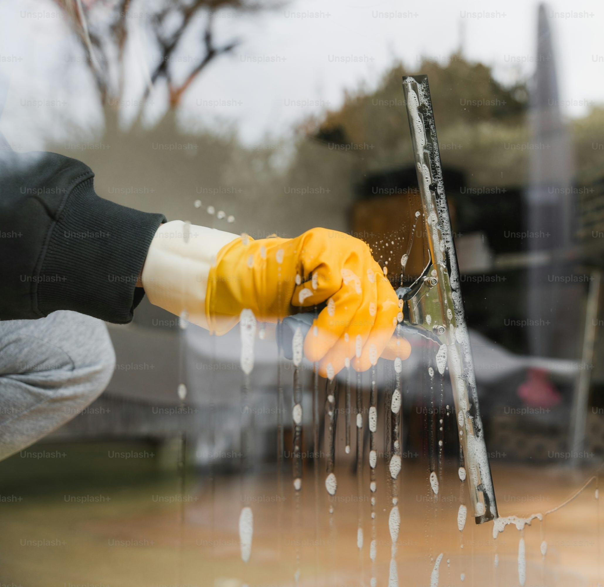 Ground floor window clean